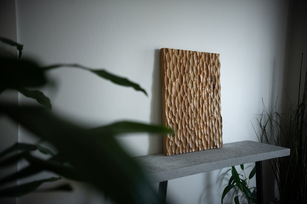 Havsbris Trätavla Ek | Mellan - 40 x 30 cm