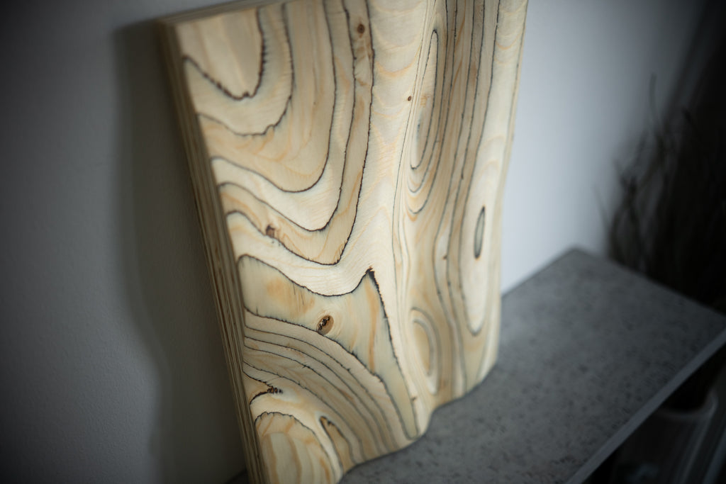 Urskog Trätavla Furu | Mellan - 40 x 30 cm
