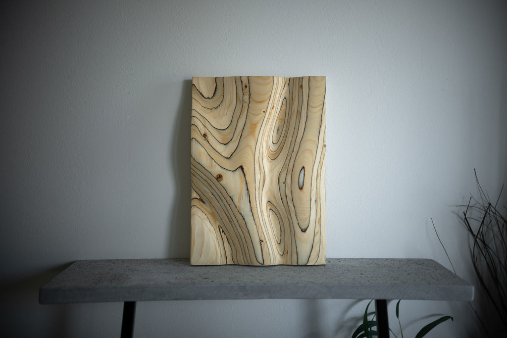 Urskog Trätavla Furu | Mellan - 40 x 30 cm